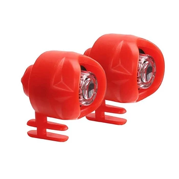 1 комплект мини-led фарове за лампи Croc Ipx5, водоустойчив обувки, лампа за къмпинг, светило за крака (червен)