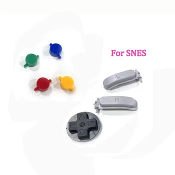 10 комплекта бутони, ключове за играта SNES контролера, бутоните L и R, бутони с появата на пряка покритие, с бутоните за ремонт, сменяеми аксесоари