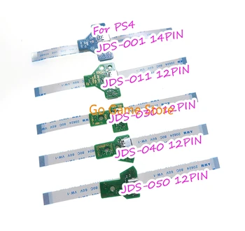 100 комплекти За PS4 Контролер кабел за зареждане Порт Конектор Печатна Платка За 12Pin JDS 011 030 040 055 14Pin Конектор 001
