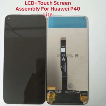 100% Протестированная смяна на LCD дисплей, клас ААА за HUAWEI P40 Lite/Nova 6 SE LCD дисплей със сензорен панел, дигитайзер на екрана, пълна събрание