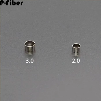 1000шт 2,0 мм/3.0 мм конектор за оптични влакна компресия дреха пръстен на оптичен съединител от медни пръстена свободни детайли аксесоар безплатна доставка