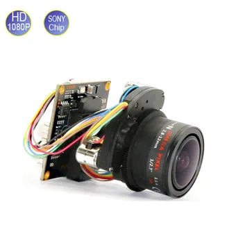 1080P Моторизованная AHD-фотоапарат с 2.7-13.5 mm с 5-кратно увеличение и Автофокусным обектив SONY IMX307 Starlight CMOS UTC Коаксиална Такса Модул за Управление OSD
