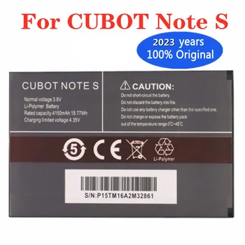 2023 Нов 100% Оригинална Батерия За CUBOT Note S NoteS 4150 ма Взаимозаменяеми Резервна Батерия Батерия В наличност + Номер за проследяване
