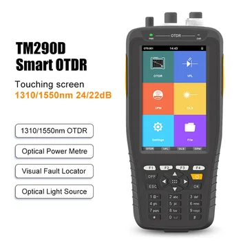 24/22 db 1310/1550 нм SM TM290D Mini OTDR de Fibra Optica С функции OPM VFL OLS Оптичен Рефлектометр във временната област
