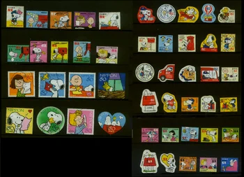 48 бр., на 5 групи, японската анимационна мультяшная марка, Истински оригинален, се Използва с пощенска марка, колекция марки