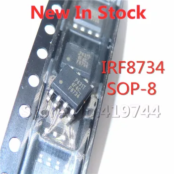 5 Бр./лот IRF8734 IRF8734TRPBF F8734 СОП-8 N-канален 30V/21A MOSFET В наличност НОВА оригинална чип
