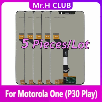 5 бр./лот, БР./лот, новост За Motorola Moto One P30 Play XT1941-1 XT1941-3 XT1941-4, LCD дисплей със сензорен екран възли за Мото One