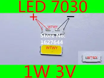 50 бр. LED 7030 неутрално бяла 4000 До висока мощност 1 W 3, 106лм, LED 7030 за LG led осветление