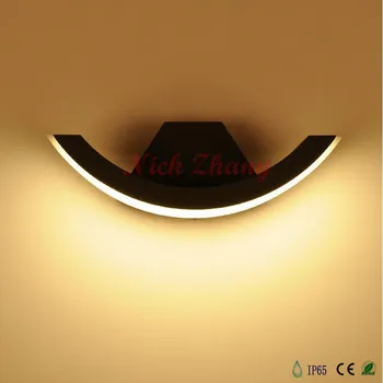 8 W, с монтиран на стената Лампа LED Водоустойчива Градински Лампа IP65 Външен Стенен монтаж Лампа Повърхностен Стенен монтаж Двор 8 W Led Светлини AC85-265V