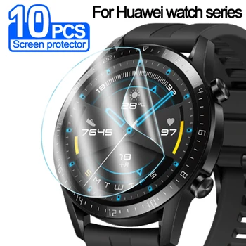 9D Извити Гидрогелевая Филм За Huawei Watch GT2 GT3 Pro 42 мм GT 46 мм GT2E Smartwatch Защитно Фолио За Екрана Hauwei Watch 3 Pro Magic2