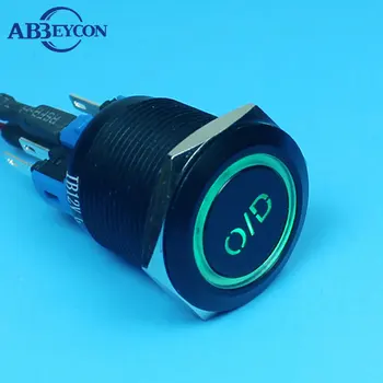 ABBEYCON с защелкивающимся метален ключ добро качество IP67 22 мм PA66 пинов конектор бутон превключвател