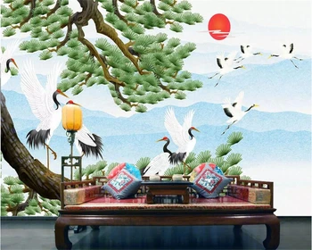 beibehang 3d тапети Ново облак в китайски стил с бял смесител ТЕЛЕВИЗИЯ фон на стената на поръчка дневна спалня стенни тапети