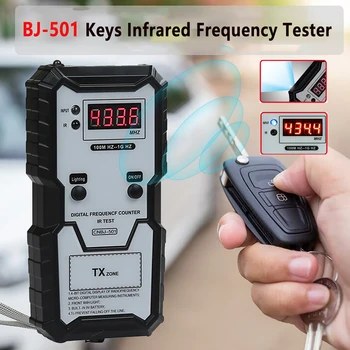 BJ-501 Автомобилни Дистанционни Ключове Инфрачервен Честотен Тестер 100 М-1 Ghz 4-битов Цифров Електронен Инфрачервено Измерване на Честота