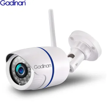 GADINAN HD 1080P 720P Безжична IP камера P2P RTSP с Разкриването на Движения Водоустойчива WiFi Камера Bullet с 64G Слот за SD-карта iCSee
