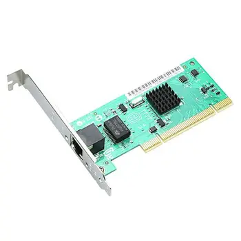 Intel 82540 10/100/1000 Mbps Gigabit мрежов адаптер PCI Бездисковый порт RJ45 за 1G Pci Lan Card Ethernet порт за КОМПЮТЪР С радиатор