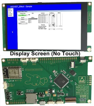 IPS 4.3-инчов RGB888 MCU888 TFT LCD Капацитивен/Резистивен сензорен екран ESP WIFI Интернет на нещата Интелигентен дисплей, 800*480