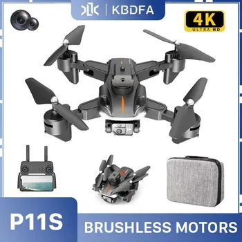 KBDFA P11S Дрон 8K HD Камера За Заобикаляне на Препятствия FPV-система за въздушна фотография RC Хеликоптер Професионален Сгъваем Квадрокоптер Играчка Дрон