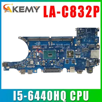 LA-C832P i5-6440HQ ЗА лаптоп Dell Latitude 14 5480 E5480 дънна Платка на Лаптоп CN-0KP60X KP60X дънна Платка 100% тествана