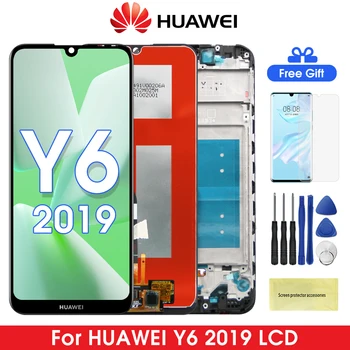 LCD дисплей Y6 Prime 2019, за Huawei Y6 2019 LCD дисплей С Цифрователем докосване на екрана в Събирането на Huawei Y6 Pro 2019 MRD-LX1
