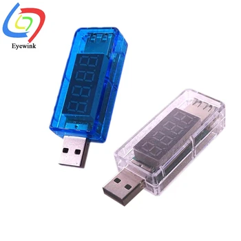LED дигитален USB-порт, ток, напрежение, Тест на детектор на зареждане, тестер, волтметър, амперметър, зарядно устройство, монитор на д-р