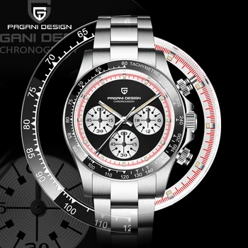 PAGANI DESIGN 2023 Relogios висок клас Марка Мъжки кварцов часовник с Хронограф Сапфир Montre 100 м Водоустойчива За Водни Спортове Reloj Hombre