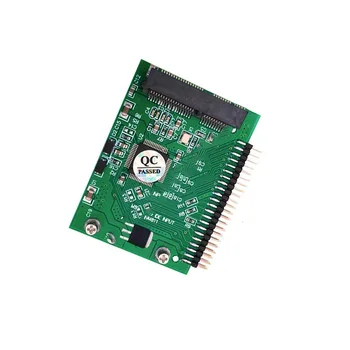 SSD устройство mSATA mini PCI-E SATA среден на ръст с 2,5-инчов интерфейс IDE 44pin Странично Converter Adapter за преносими КОМПЮТРИ