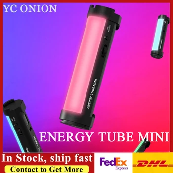 YC Onion ENERGY TUBE Mini LED RGBVideo Light CCT APP Rempte Control за Директно Излъчване на Интервю с Slr Камера на смартфон
