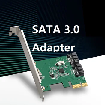 Адаптер PCI-E за SATA 3,0 6 Gbit/s 2 * Такси RAID-контролер разширение SATA