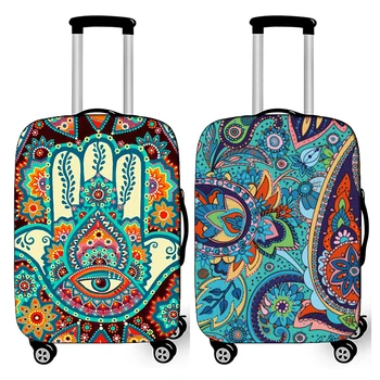 Аксесоари за пътуване Калъф за багаж Защита на куфара прахоустойчив, чанта за багаж Еластичността на багажника на самолета Комплект калъфи за пътищата, куфар