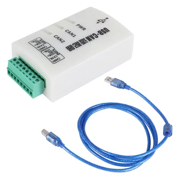 Анализатор гуми CAN CANOpenJ1939 USBCAN-2A адаптер USB-CAN, съвместим с два канала ZLG