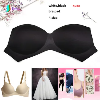 Без стоманени пръстени, меко фино бяло черно пълномаслено дамско бельо с телесен цвят, сватбена рокля, дрехи за плуване, украса, сутиен, тампон на гърдите