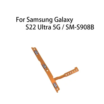 Включване и Изключване на звука Клавиш за Управление Бутон за Регулиране на силата на Звука Гъвкав Кабел За Samsung Galaxy S22 Ultra 5G/SM-S908B