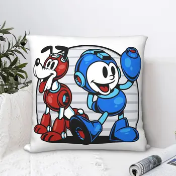 Вратарят хвърлят калъфка Mega Man Rockman Action Game, възглавница за домашен диван, декоративна калъфка за прегръдки