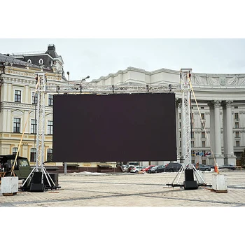 Външна и отдаване под Наем на Led панел на Екрана на дисплея P3.91 500x500mm Full Color SMD LED Stage Background Video Wall