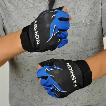 Горещи Колоездене, мини ръкавици със защита от изпотяване, мъжки, дамски ръкавици с полупальцами, дишащи противоударные спортни ръкавици, велосипедни ръкавици