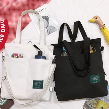 Дамски чанта през рамо с голям капацитет, ежедневни дамски чанта-тоут, чанти за жени, платно училище раница, дамска чанта за пазаруване през рамо