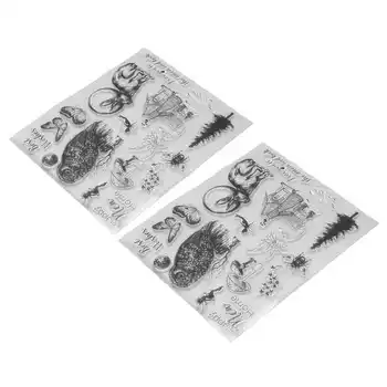 Декоративни печати от TPR материал Прозрачни печати за поздравителна картичка, дневник, фотоалбум 