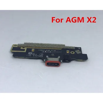 За AGM X2 Нова оригинална платка USB конектор за зарядно устройство, аксесоари за ремонт, за подмяна за мобилен телефон AGM MANN X2 5,5 инча