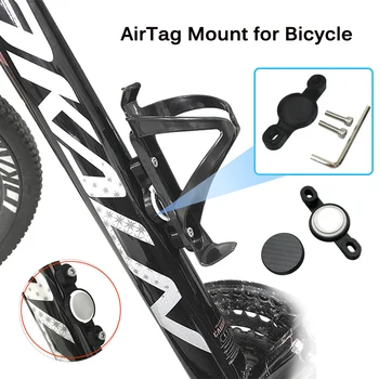 За Apple AirTag скоба за мотор, стойка за бутилки за наем път титуляр за планински велосипед, защита от загуба на местоположението на GPS, калъф за Airtag, аксесоари