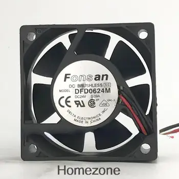 За FONSAN охлаждащ вентилатор с променлива честота DFD0624M 24V 0.09 A безшумен вентилатор за охлаждане 6020