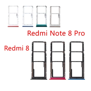 За Xiaomi Redmi Redmi 8 Note 8 Pro тава за SIM-карти, държач за SIM-карти, слот за карта Micro SD адаптер за подмяна на мобилен телефон