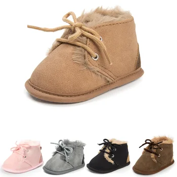 Зимните Модни детски обувки за сняг, детски ботуши с червеи, обувки за деца, бебешки обувки топло