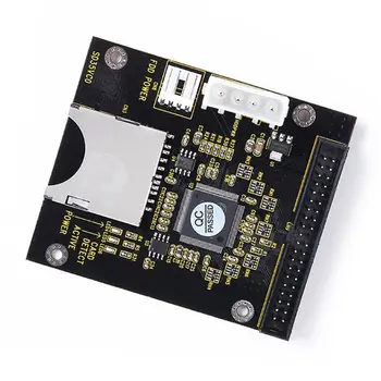 Карта-конвертор SD 3,5 инча IDE 40 Pin IDE SD Card Adapter SSD Вградена Storage Adapter Card IDE Expansion Card