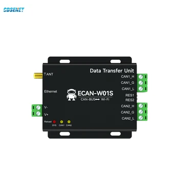 Конвертор CAN2.0 WIFI Сериен Сървър AP STA CDSENT ECAN-W01S TCP Портал Heatbeat Watchdog Прозрачна Прехвърляне в облака