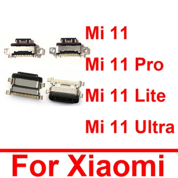 Конектор за USB-зарядно устройство за Xiaomi Mi 11 Pro Lite Ultra Power Sync Date Жак за зареждане Конектор за USB-конектор, Резервни части