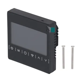 Контролер загряване на фурната Интелигентен термостат ПРИЛОЖЕНИЕ за дистанционно управление Сензорен екран AC85V-250V LCD дисплей за хол
