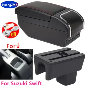 Кутия за подлакътник на Suzuki Swift на Suzuki Swift 2005-2023, авто подлакътник, автоаксесоари, кутия за съхранение в салона, детайли за модернизация