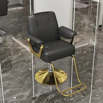 Леки луксозни домашни издигането на летящите фризьорски стол Модерен фризьорски салон Специално коса стол, Фризьорски стол за подстригване