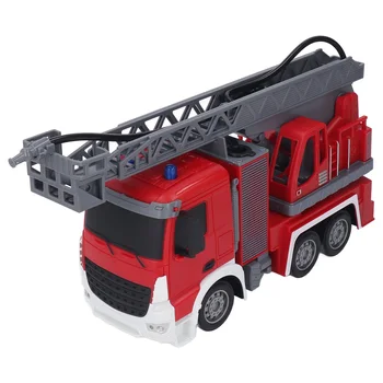 Мащаб 1:20 Радиоуправляеми пожарна кола с Вода спрей 9-Канален 2.4 Ghz дистанционно управление на Автомобил Играчка
