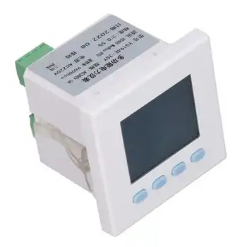 Многофункционален електромера с 3-Фазным LCD екран с Бял Цвят, Точен Монитор Консумация на Електроенергия AC220V
